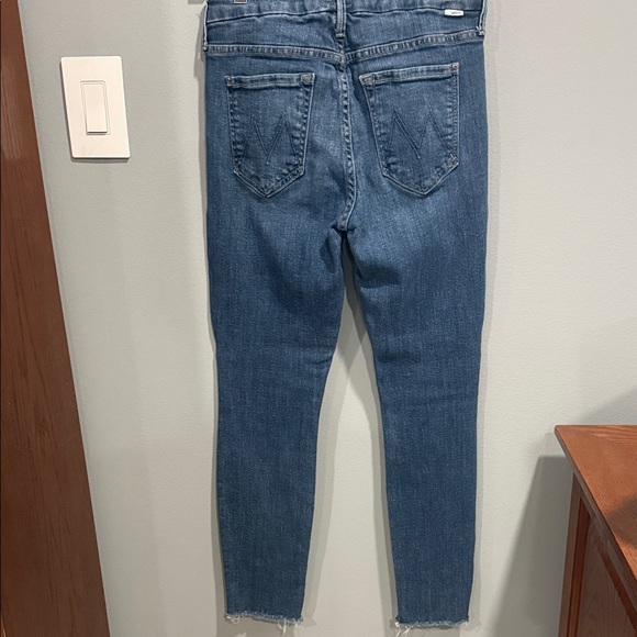 MOTHER Classic Blue Skinny Jeans - Picture 5 of 7